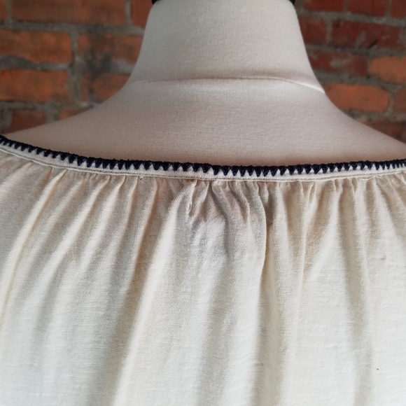 Lucky Brand Women's Top Bohemian Festival Beige - Picture 6 of 7